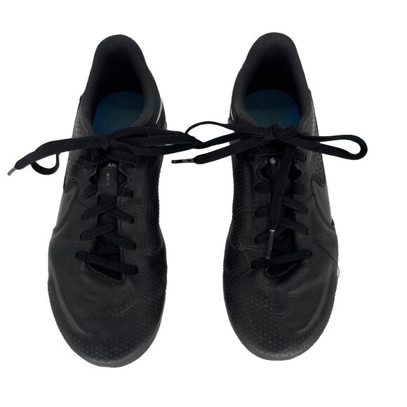 Nike Tiempo Legend 9 Academy kids Black Light Photo Blue Sz 5 see pic - Picture 4 of 13